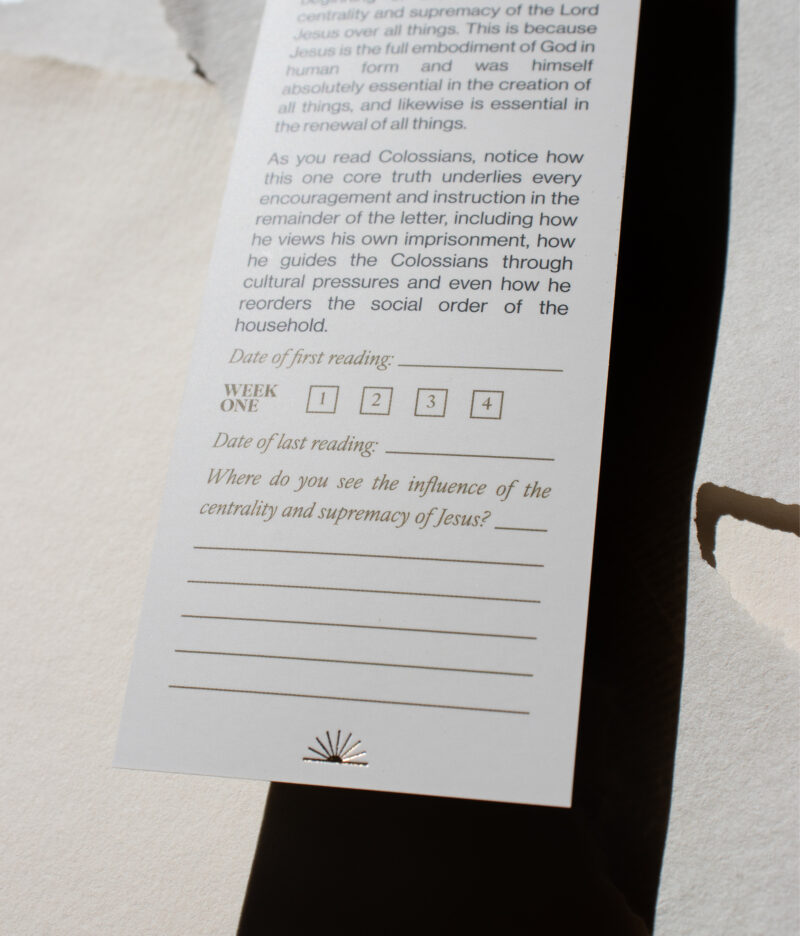 Colossians Bookmark - Image 3